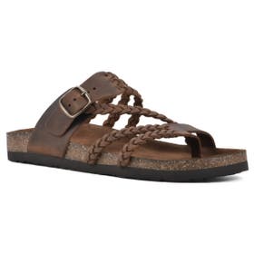 Hayleigh Leather Footbeds Sandal
